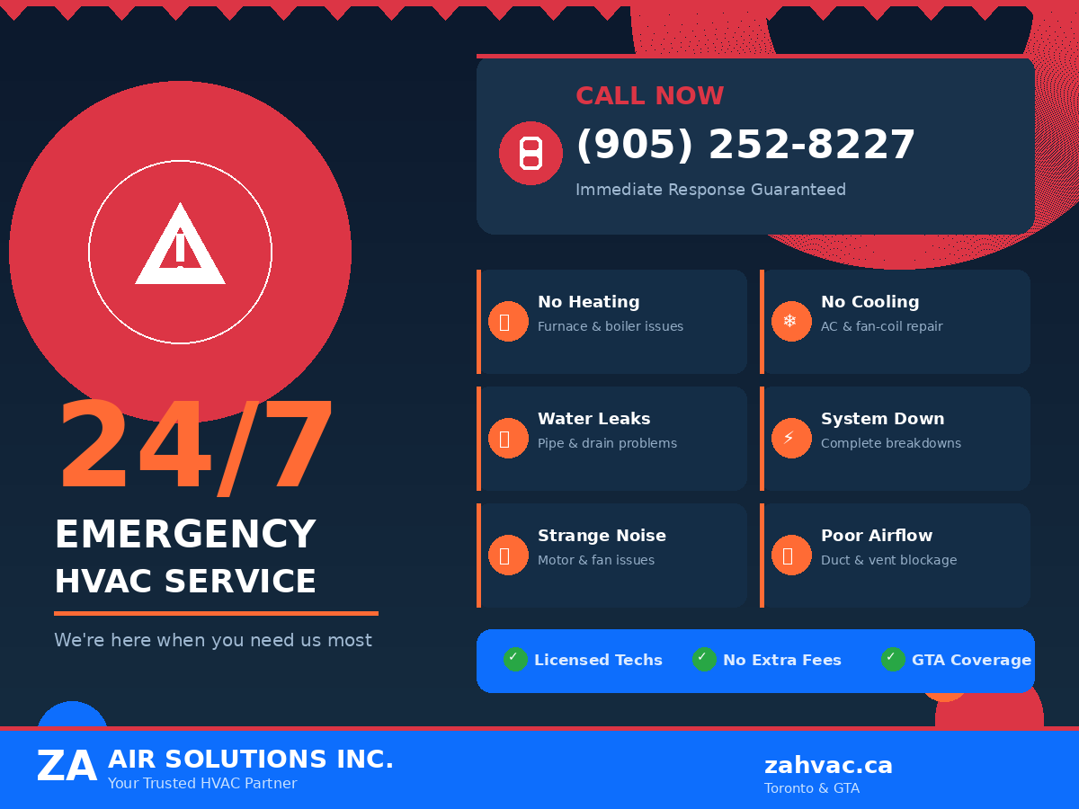 24/7 Emergency HVAC Service